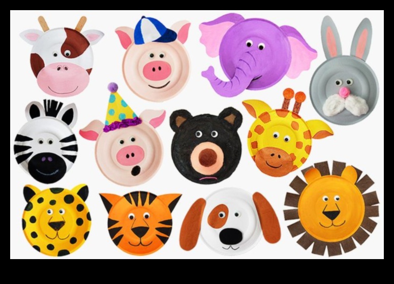 Χαριτωμένα και δημιουργικά χάρτινα ζώα 2 DIY Kids' Paper Plate Animals: Crafting Imaginative Creatures