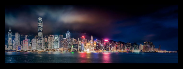 City Lights A Nighttime Panorama 1 City Lights: Nightscapes Illuminating Urban Beauty